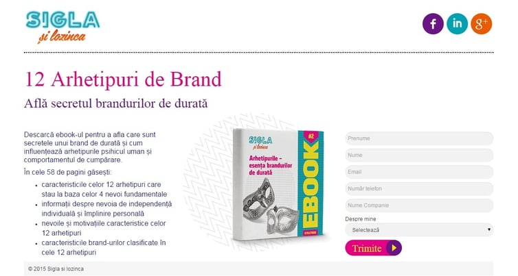 Sigla si Lozinca- Landing Page