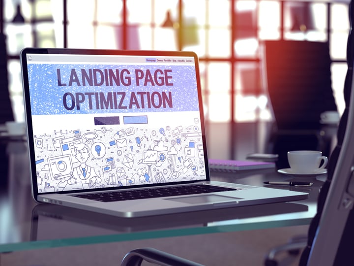 landing page
