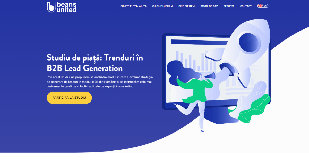 beans united landing page 2023