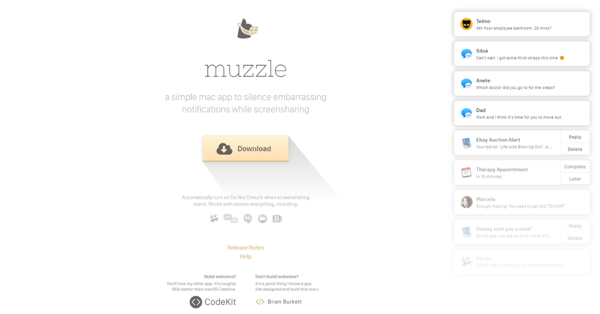 muzzle landing page 2023