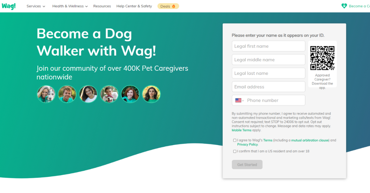 wag landing page 2023