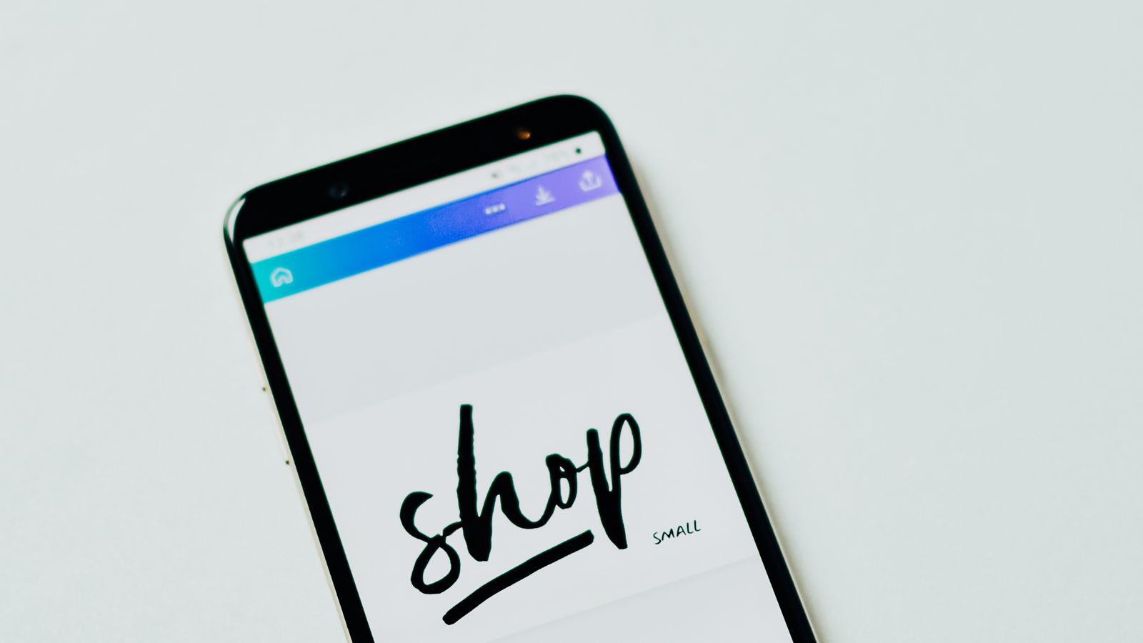Telefon cu un magazin online